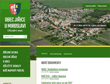 Tablet Screenshot of jirice.cz
